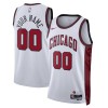 Dres Chicago Bulls Prilagođeni Nike 2022-23 City Edition Bijela Swingman